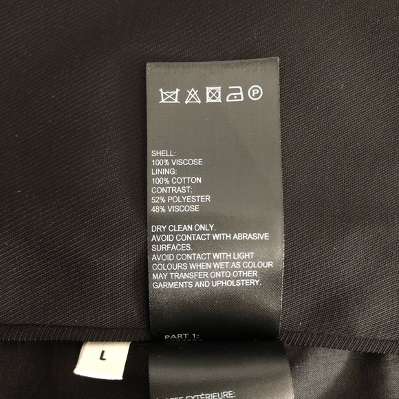 Whistles | Belted Black Trench Coat | Large - Picture 6 of 8